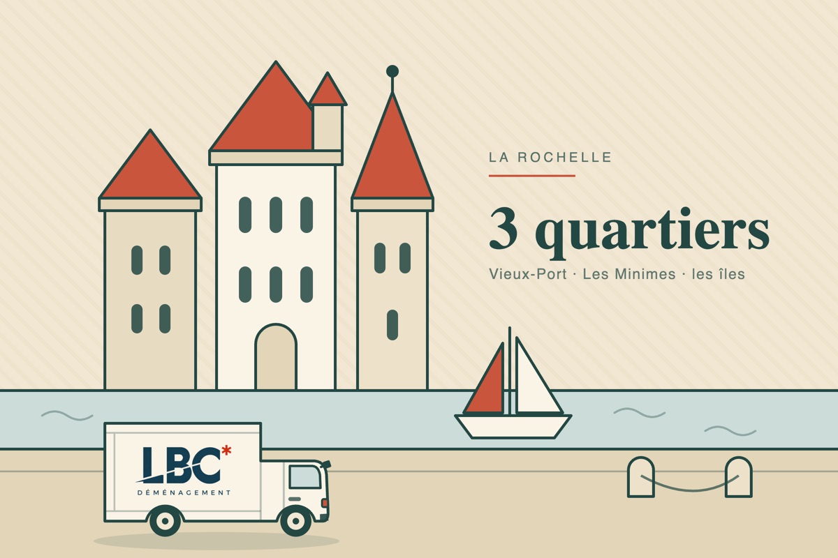 Déménagement à La Rochelle : les tours du Vieux-Port, le quartier des Minimes et les îles